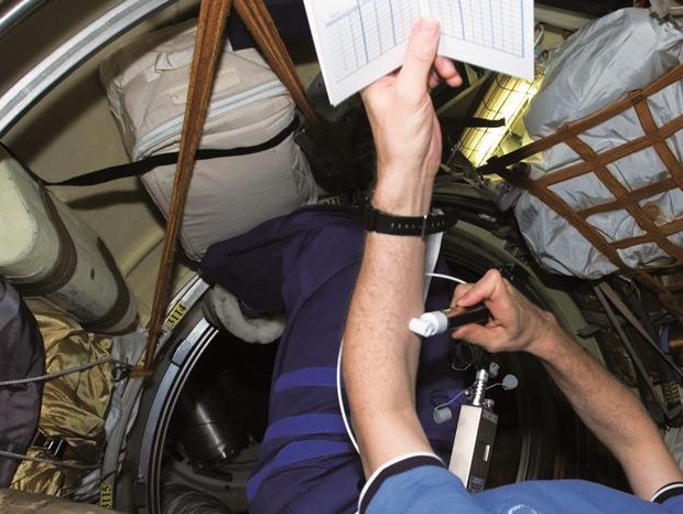 Tewameter® im Einsatz auf der ISS Raumstation